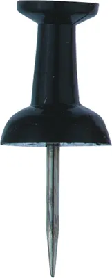 Produktbild von Alco Pinnwandnadel Kunststoff schwarz 12mm 200 ST
