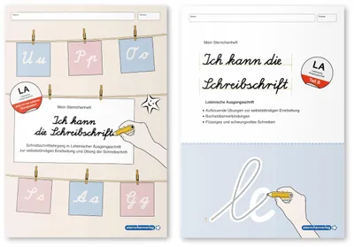 Immagine prodotto di Ich kann die Schreibschrift + Übungsheft zu den Buchstabenverbindungen - Lateinische Ausgangsschrift - 2 Hefte