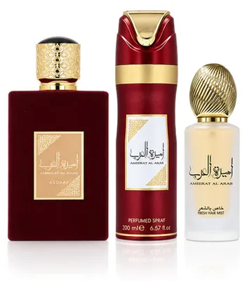 Obrázek produktu pro Lattafa Ameerat Al Arab EDP 100 ml + DEO ve spreji 200 ml + Vlasová mlha 50 ml W