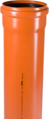 Obrázok produktu pre PVC Osma KGEM SN4 Kehlrohr, DN 250 x 6,2 x 2000 mm, oranžová