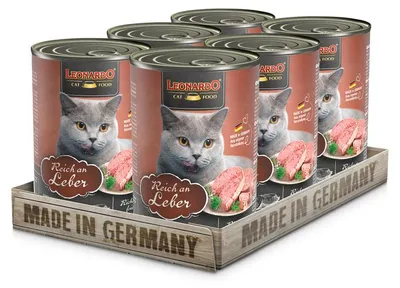 Produktbild von Leonardo Cat Food LEONARDO Reich an Leber, Adult, Leber, 400 g, Ohne Soja, Ohne künstliche Farbstoffe