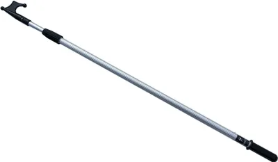 Produktbild von FenWi Bootshaken incl. 2m Alu Teleskopstange im Set I 200cm Teleskopstab mit Raster-Fixierung I Gaff-Haken als Bootszubehör