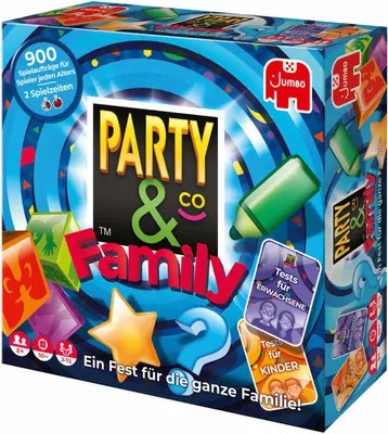 Produktbild von Party & Co. Family, Brettspiel, Familie, 8 Jahr(e), 25 min, 50 min, Familienspiel