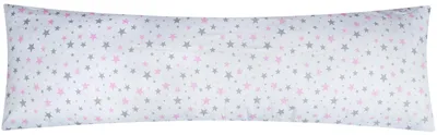 Produktbild von Renforcé Seitenschläferkissen Bezug 40x145cm - Sterne (EW 640/2)