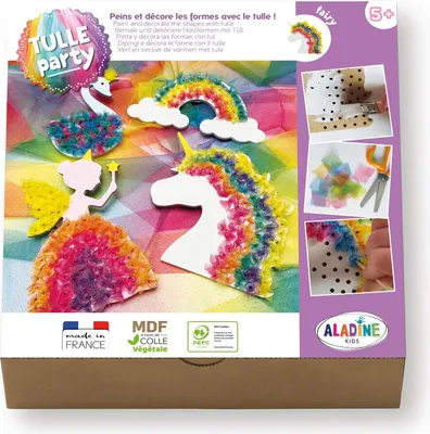 Produktbild von Aladine kreative Tüll-Bastelset Fee - Bastelspaß für Kinder