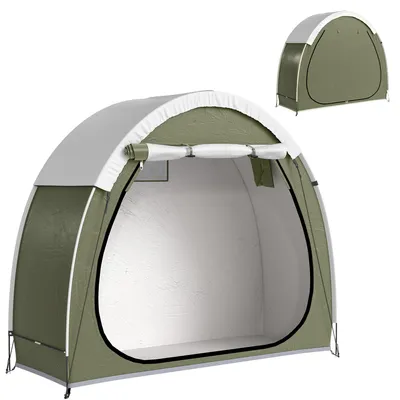 Produktbild von Fahrradzelt für 2 Fahrräder Fahhrradgarage mit Belüftung UPF50+ Wasserdicht 210D Oxford 200 x 80 x 170 cm