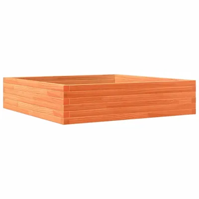 Obrázek produktu pro vidaXL květináč vosk hnědý 100x100x23 cm masivní borovicové dřevo