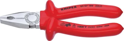Immagine prodotto di Knipex 03 07 180 VDE Comb pliers 180 mm DIN ISO 5746, DIN EN 60900