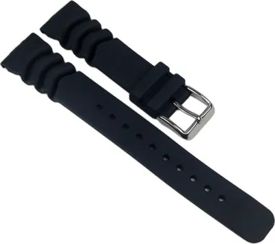 Produktbild von Minott Ersatzband Uhrenarmband PolyurethanBand schwarz 22mm 20040S