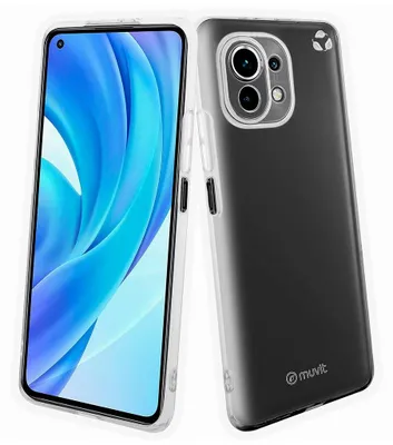 Produktbild von Muvit recycletek Xiaomi 11 Lite Transparent Silicon Hülle