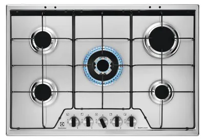 Immagine prodotto di Electrolux KGS7534XX Acciaio inox Da incasso 74 cm Gas 5 Fornello(i)