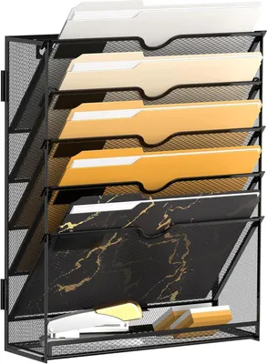 Produktbild von Suptidy 6 TIGER WALS MOTELED Datei Ordner Mail Organizer Premium Office Organization Essentielles Dokumentzubehör Slim Black Schwarz