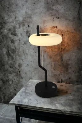 Produktbild von Design Akku Tischlampe dimmbar warmweiß 35,5 cm Touch Akku Lampe Tischleuchte