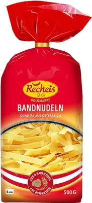 Produktbild von Recheis Goldmarke Bandnudeln 500g