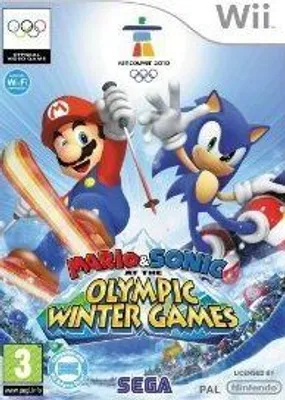 Produktbild von Mario & Sonic bei den Olympischen Winterspielen - Wii