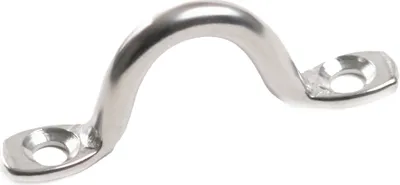 Produktbild von Fenderöse mit 5 cm Länge, aus rostfreiem Edelstahl in massiver Ausführung