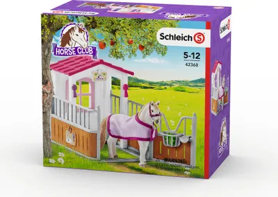 Produktbild von schleich HORSE CLUB Pferdebox Mit Lusitano Stute, Horse Stable, Horses, 5 Jahr(e), Mehrfarbig, Kunststoff