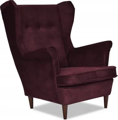 Produktbild von Kaiser Möbel Ohrensessel Sessel Dark Purple Heather Hydrophobes Gewebe