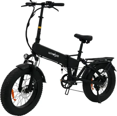 Produktbild von Windgoo F22 Pro Klappbares E-Bike - Motor 250W Batterie 48V 12.5Ah 20x4.0 Zoll Fett LCD Fahrrad - Schwarz
