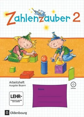 Obrázok produktu pre Zahlenzauber 2. Ausgabe Bayern (Neuausgabe) . Arbeitsheft mit interaktiven Übungen