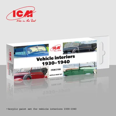 Produktbild von ICM 3100 - Vehicle interiors 1930–1940 (6x12ml) - Neu