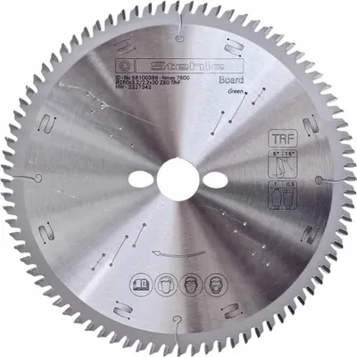 Produktbild von Stehle HW TRF Formatkreissägeblatt 250x3,2x30mm Z=80 TR-F