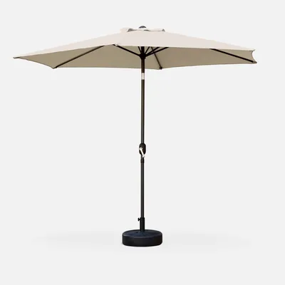 Produktbild von sweeek - Gerader runder Sonnenschirm Ø3m - Sand