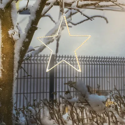 Produktbild von esotec Solar LED Weihnachtsstern Ø30cm Weihnachtsdeko outdoor 103413
