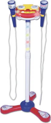Image de Jouet microphone de scène Bontempi avec deux microphones réglables