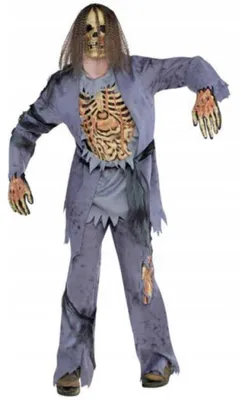 Produktbild von Amscan Zombie Boy Kostüm Halloween gruselig M/L