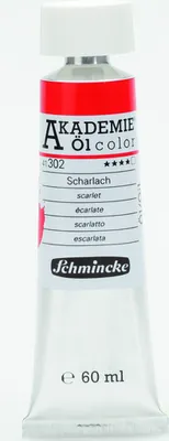 Produktbild von Schmincke 60ml AKADEMIE Öl color Scharlach Öl 41 302 011
