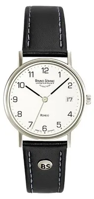 Obrázok produktu pre Dámske náramkové hodinky Bruno Söhnle 17-13106-221 Rondo, quartz, puzdro z nehrdzavejúcej ocele, zafírové sklo, kožený remienok, s kolíkovou sponou, 3 bar