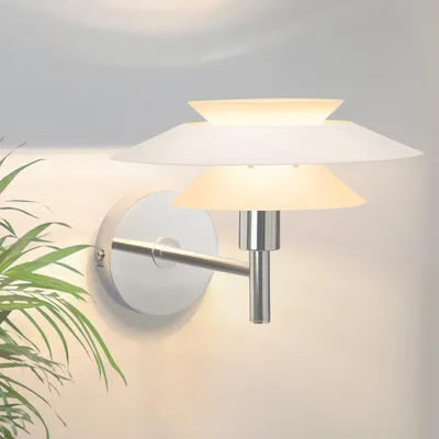 Produktbild von ZMH Wandleuchte Innen Weiß Wandlampe Modern G9 Wandbeleuchtung Metall für Küche Flur Treppenhaus Schlafzimmer Wohnzimmer Kinderzimmer