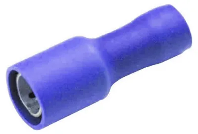 Produktbild von Rundsteckhülse 1.5-2.5mm² Blau isoliert 25 Stück für elektrische Leitungen, KI-generiertes Bild