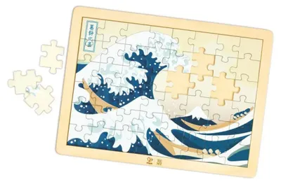Produktbild von The Met: Puzzle "Die große Welle" - 48 Teile