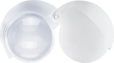 Produktbild von ESCHENBACH Einschlaglupe mobilent LED, 10fache Vergrößerung