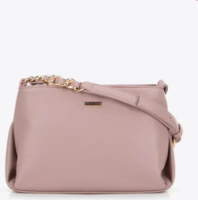 Produktbild von Wittchen Damen-Umhängetasche aus mit Kette, rosa,