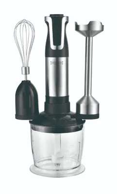 Zdjęcie produktu dla Royalty Line RL-ESMS800BLK: Zestaw blendera ręcznego 3 w 1 - trzepaczka, blender ręczny, rozdrabniacz - czarny