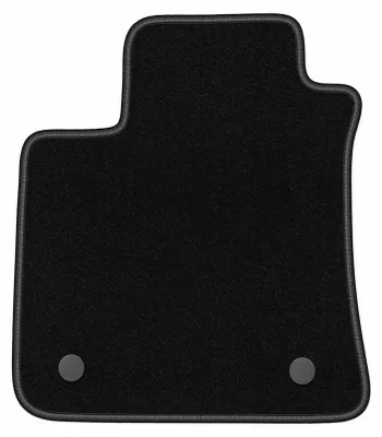 Produktbild von Fahrermatte Automatte Velours Schwarz für Renault Megane IV 2015-