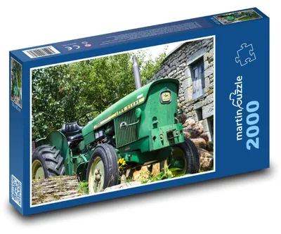 Produktbild von Puzzle 2000 Traktor auf einem ländlichen Gut - martinpuzzle