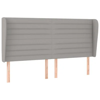 Produktbild von VidaXL 3118118, Hellgrau, Polyester, Holz, 2030 mm, 118 cm, 128 cm, 230 mm