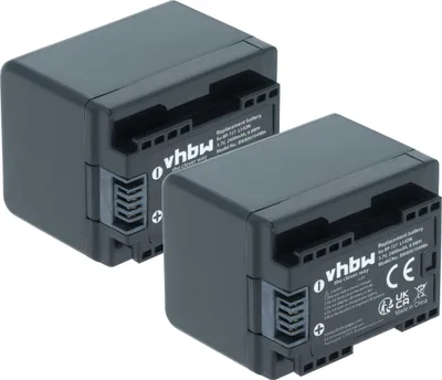 Produktbild von vhbw 2x Akku Ersatz für Canon BP-727 für Videokamera Camcorder (2400 mAh, 3,6 V, Li-Ion) + Infochip