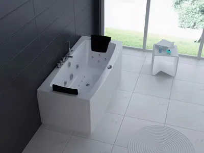 Produktbild von Innenwhirlpool Torino aus Sanitäracryl 170x80cm mit 12 Hydrojets und 8 Airjets