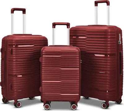 Produktbild von Barut PP Reisekofferset Rot MS-19064