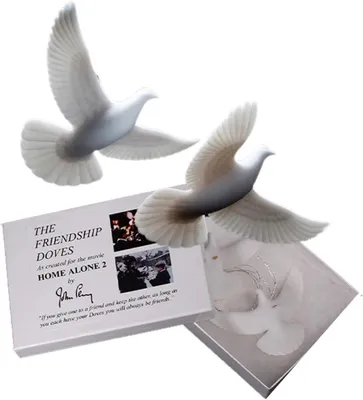 Productafbeelding van John perry christmas turtle doves the official - Set van 2 - Doves Vriendschapssymbool Kerst Liefde 2 Stuk Set door