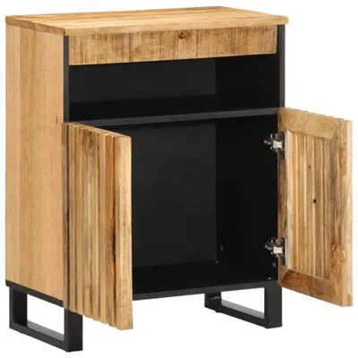 Zdjęcie produktu dla vidaXL Kredens 60x34x75 cm Surowe lite drewno mango