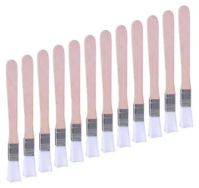 Produktbild von 12-teiliges Künstlerpinselset für Acryl-, Öl- und Aquarellmalerei mit weichen Nylonborsten und Holzgriff