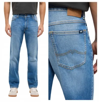 Immagine prodotto di Mustang | Pantaloni da uomo Tramper Straight Jeans blu, taglia 34, lunghezza 30