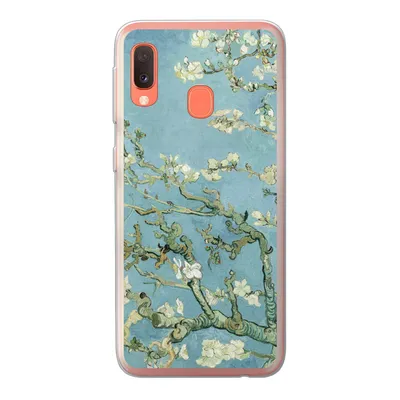 Produktbild von MuchoWow® Handyhülle Schutzhülle Hülle für Samsung Galaxy A20e Mandelblüte - Van Gogh - Kunst Silikon Softcase Handy Hülle - Abdeckung