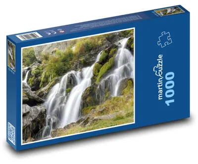 Produktbild von Puzzle 1000 Wasserfälle in der Naturlandschaft - martinpuzzle